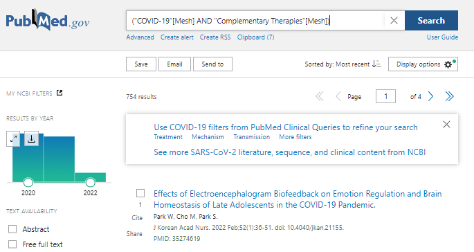 pubmed complementari covid